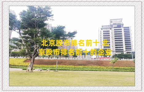 北京股市排名前十 北京股市排名前十的企业